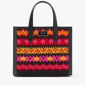 Kate Spade New York Women’s Manhattan Carnival Fair Isle Small Tote